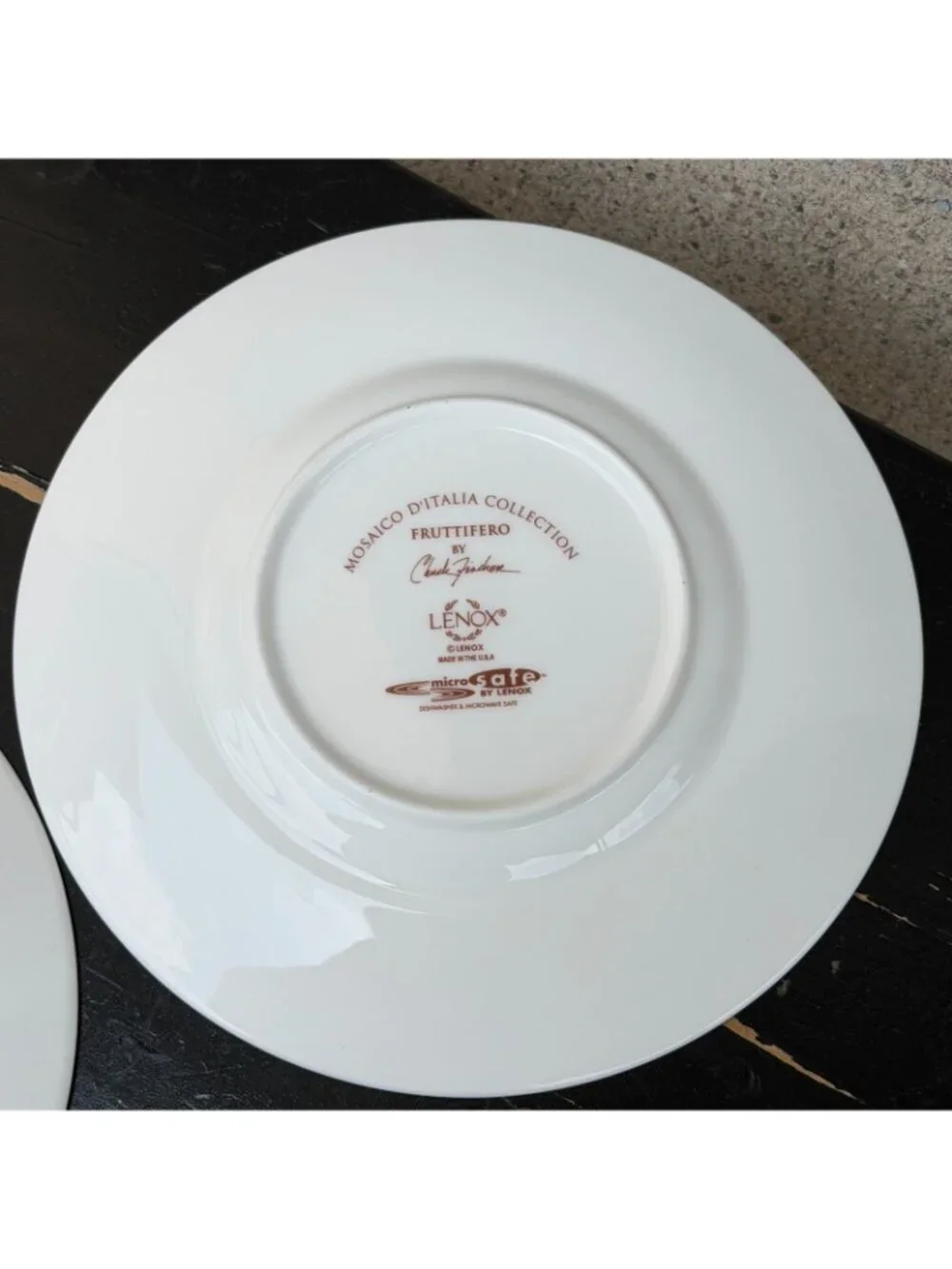 Lenox Mosaico d'Italia Fruttifero Salad Dessert Plate Lot OF 2